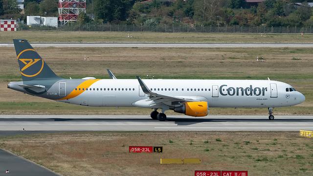 D-ATCB:Airbus A321:Condor Airlines